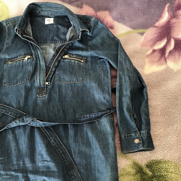 Gap Denim Utility Shirtdress Style:838544-00 - Picture 7 of 13